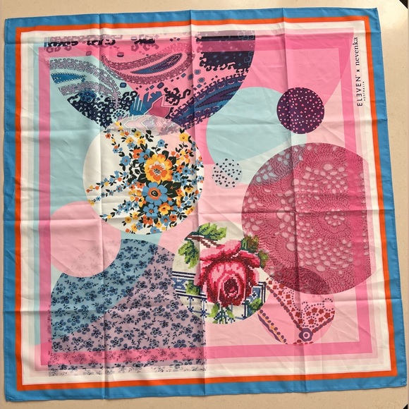 ELEVEN + Nevenka Australia Limited Edition Scarf | 27” Square NWOT - Picture 3 of 16